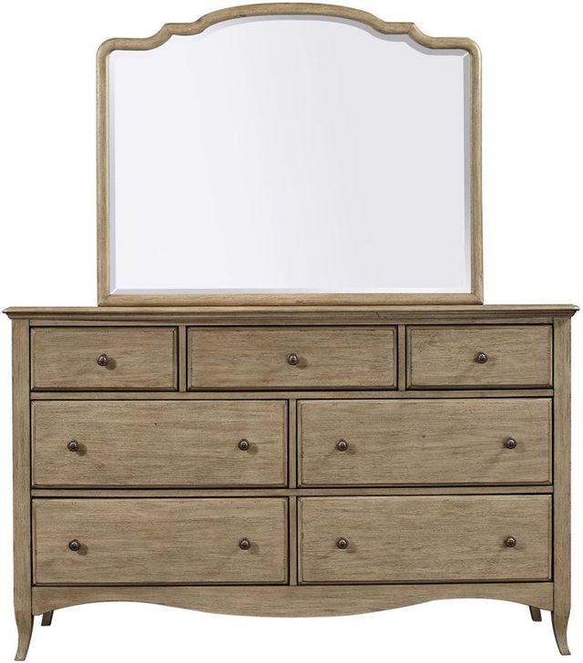 aspenhome® Provence Patine Landscape Mirror-2