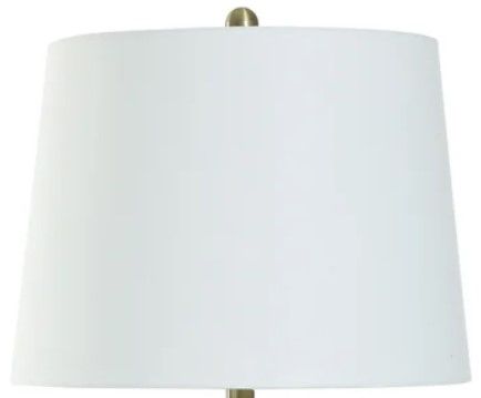 StyleCraft Caramel Gold/White 31" Table Lamp-1