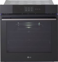 LG 24" Black Smart Single Electric Wall Oven with Instaview® 