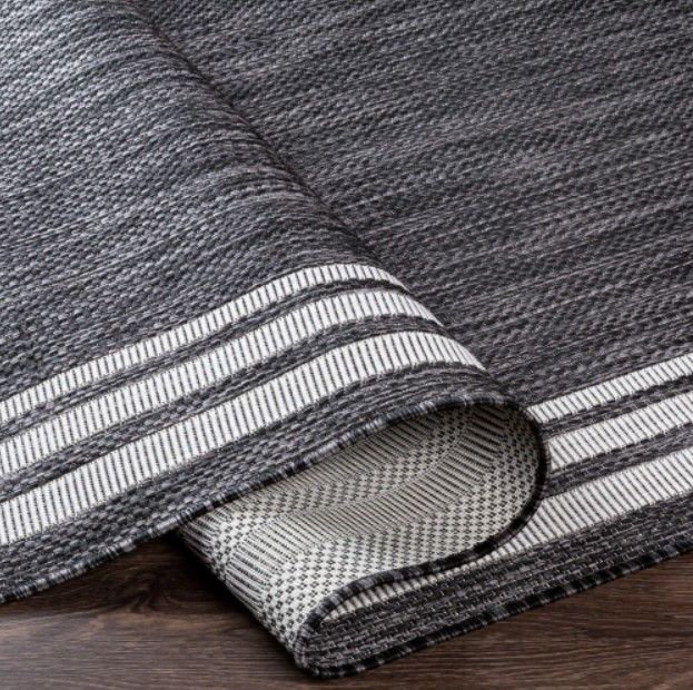Surya Eagean Charcoal 4'x6' Area Rug-3