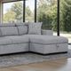 Furniture of America® Chatteris Gray Right-Arm Facing Sectional-3