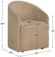Uttermost® Harbor Flax Dining Arm Chair-2