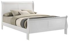 Coaster® Louis Philippe White Queen Sleigh Bed