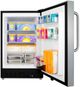 Summit® 2.7 Cu. Ft. Stainless Steel Built In Undercounter Freezer-2