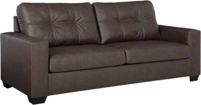 Benchcraft® Barlin Mills Umber Queen Sofa Sleeper-0