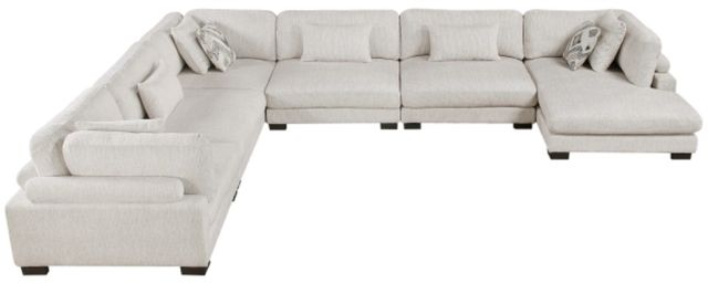 Homelegance® Tinley 6-Piece Beige Modular Sectional and Chaise-2
