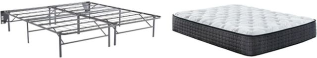 Sierra Sleep® by Ashley® Limited Edition 2-Piece Hybrid Plush and Better than a Boxspring Foundation King Mattress Set-0