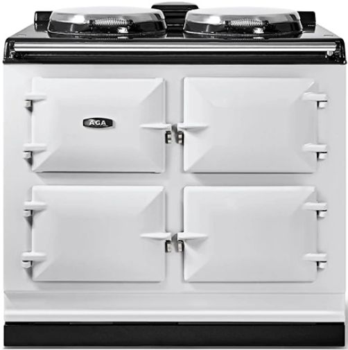 AGA™ eR7 Classic Cast Iron 39" Pearl Ashes Pro Style Electric Range-0