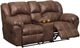 Affordable Furniture 1000 Telluride Cafe Manual Reclining Loveseat with Console-3