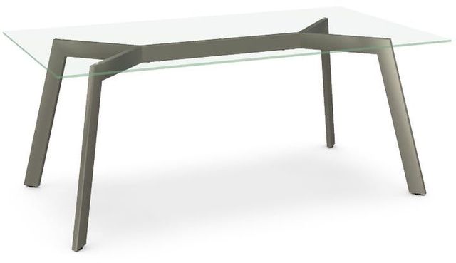Amisco Customizable Lidya Clear Glass Dining Table-0