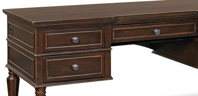 Aspenhome® Weston 60" Half-Ped DeskWeston Brown Ale 60" Half-Ped Desk-3