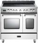 Verona® Prestige 36" White Double Oven Pro Style Electric Range-0