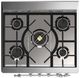 Ilve® Majestic III 30" Custom Pro Style Dual Fuel Natural Gas Range with Solid Door and Chrome Trim-2