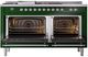 Ilve® Nostalgie II Series 60" Emerald Green Pro Style Dual Fuel Range-1