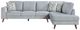 Homelegance® Broadway 2-Piece Blue/Gray Right-Arm Facing Sectional and Chaise-2