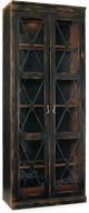 Hooker® Furniture Sanctuary Ebony Thin Display Cabinet-0