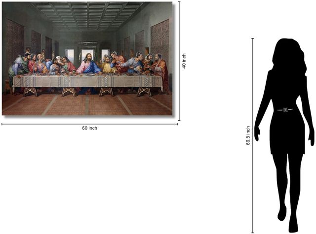 Classy Living Benevolent Last Supper (Ethnic) Wall Art-2