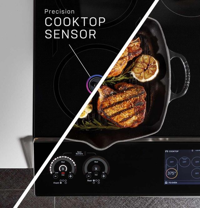GE Profile™ 30" Fingerprint Resistant Stainless Steel Slide In Induction Range-3
