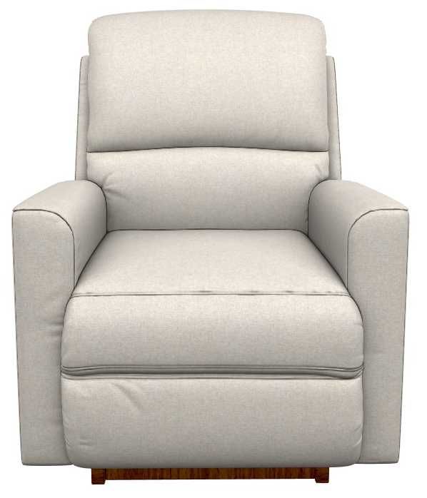 La-Z-Boy® Wynne Dove Power Rocking Recliner with Headrest and Lumbar-1