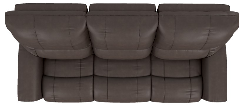La-Z-Boy® Cassian Dark Chocolate Leather Power Reclining Sofa with