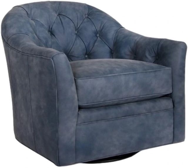 Smith Brothers Customizable 540 Leather Swivel Chair-0