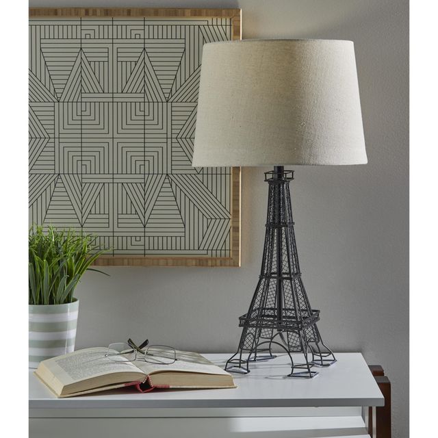 Adesso® Black Eiffel Tower Table Lamp-1