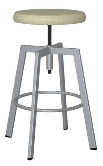 Amisco Customizable Architect Backless Adjustable Stool-2