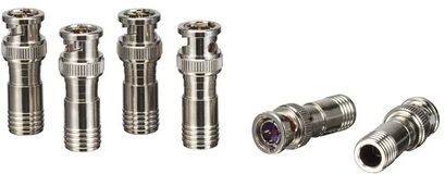 RadioShack BNC Male Compression Connector Pack of 6-0