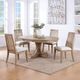 Winners Only® Nevada Brown 66'' Pedestal Dining Table-1