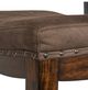 Liberty Furniture Aspen Skies Russet Brown/Saddle Upholster Console Stool-4