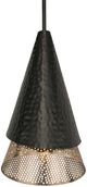 Uttermost® Apollo Matte Black/Matte Gold Pendant-4