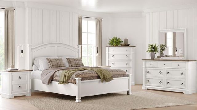 Magnussen Home® Kingston Whisper White King Panel Headboard-1