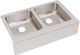 Elkay Lustertone® Classic Lustrous Satin 33" x 20-1/2" x 7-7/8" Equal Double Bowl Farmhouse Sink-0