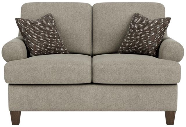 Flexsteel® Moxy Silver Pebble Loveseat-1