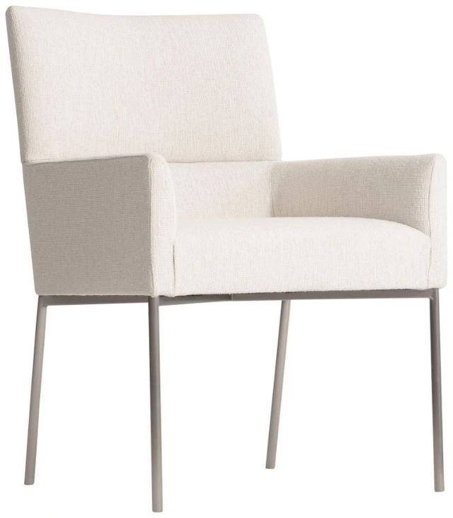 Bernhardt Sereno White Arm Chair-0