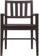Hooker® Furniture Driftwood Burnt Timber Splatback Dining Arm Chair-2
