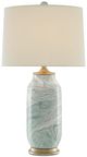 Currey & Company Sarcelle Off-White/Sea Foam Table Lamp-2