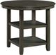 Elements International Amherst 5-Piece Gray Counter Dining Set-1
