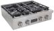 Kucht Professional KFX Series 30" Stainless Steel Propane Gas Range Top with Classic Silver Knobs-2