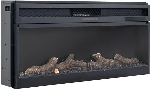 International Furniture Direct Hardrware EFP Black Electric Fireplace-0