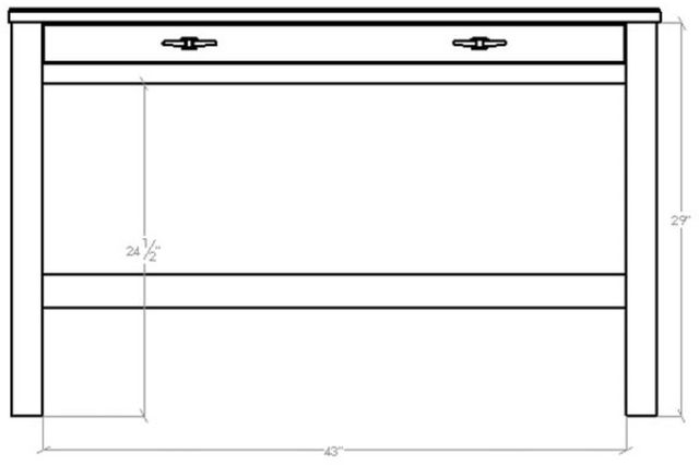Fusion Designs Customizable Platte River Writing Desk-1