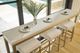 Universal Explore Home™ Oasis Antique Nickel/Nomad Snow Console with Stools-5