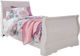 Signature Design by Ashley® Anarasia 3-Piece White Twin Sleigh Bed Set-1