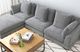 Moe's Home Collection Tumble Dark Grey Ottoman-4