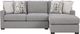 Signature Design by Ashley® UrbanCrest 2-Piece Pewter Right-Arm Facing Sectional and Chaise-0