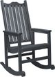 C.R. Plastic Generation Line Slate Grey Porch Rocker-0
