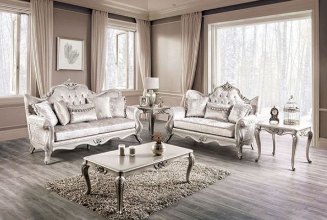 Furniture of America® Acapulco Off-White Sofa-1