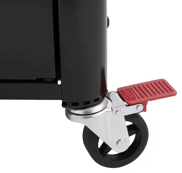 Weber® Grills® Genesis E-315 3-Burner Black Freestanding Liquid Propane Gas Grill-8