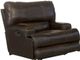 Catnapper® Wembley Chocolate Leather Lay Flat Recliner-0