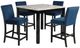New Classic® Home Furnishings Celeste 5-Piece Blue/Espresso Counter Dining Set-0